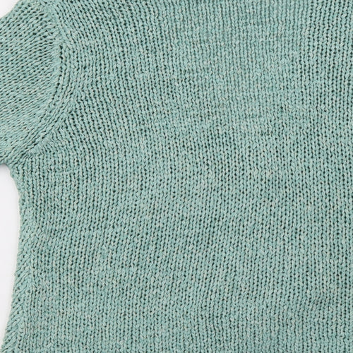 Per Una Womens Green   Cardigan Jumper Size L