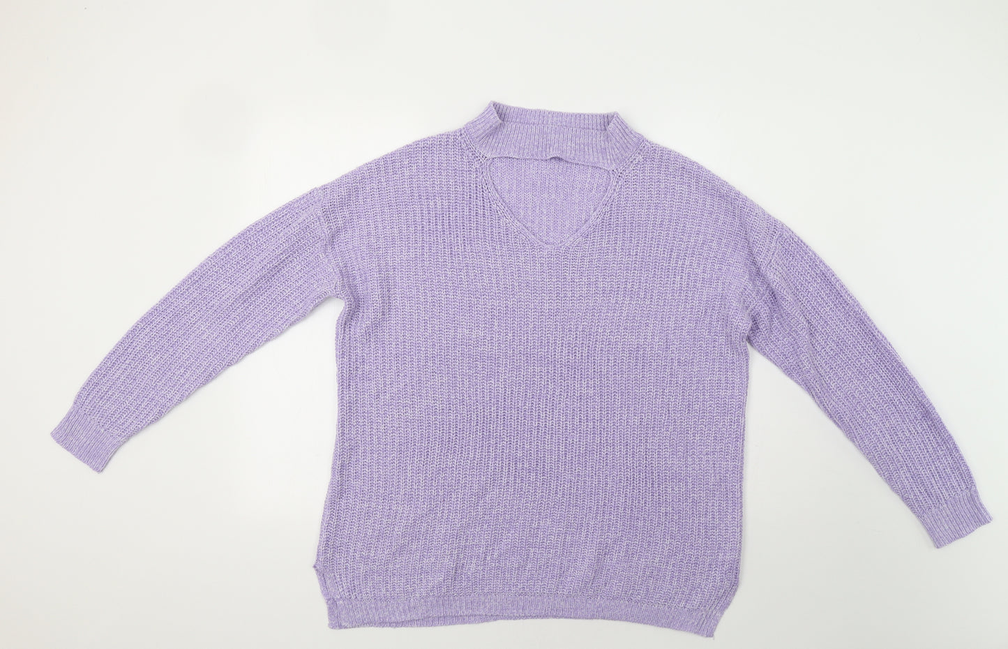 Pep&Co Womens Purple   Pullover Jumper Size L