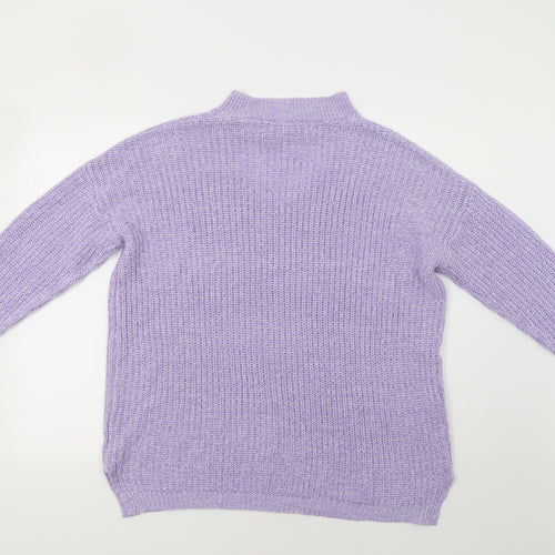 Pep&Co Womens Purple   Pullover Jumper Size L