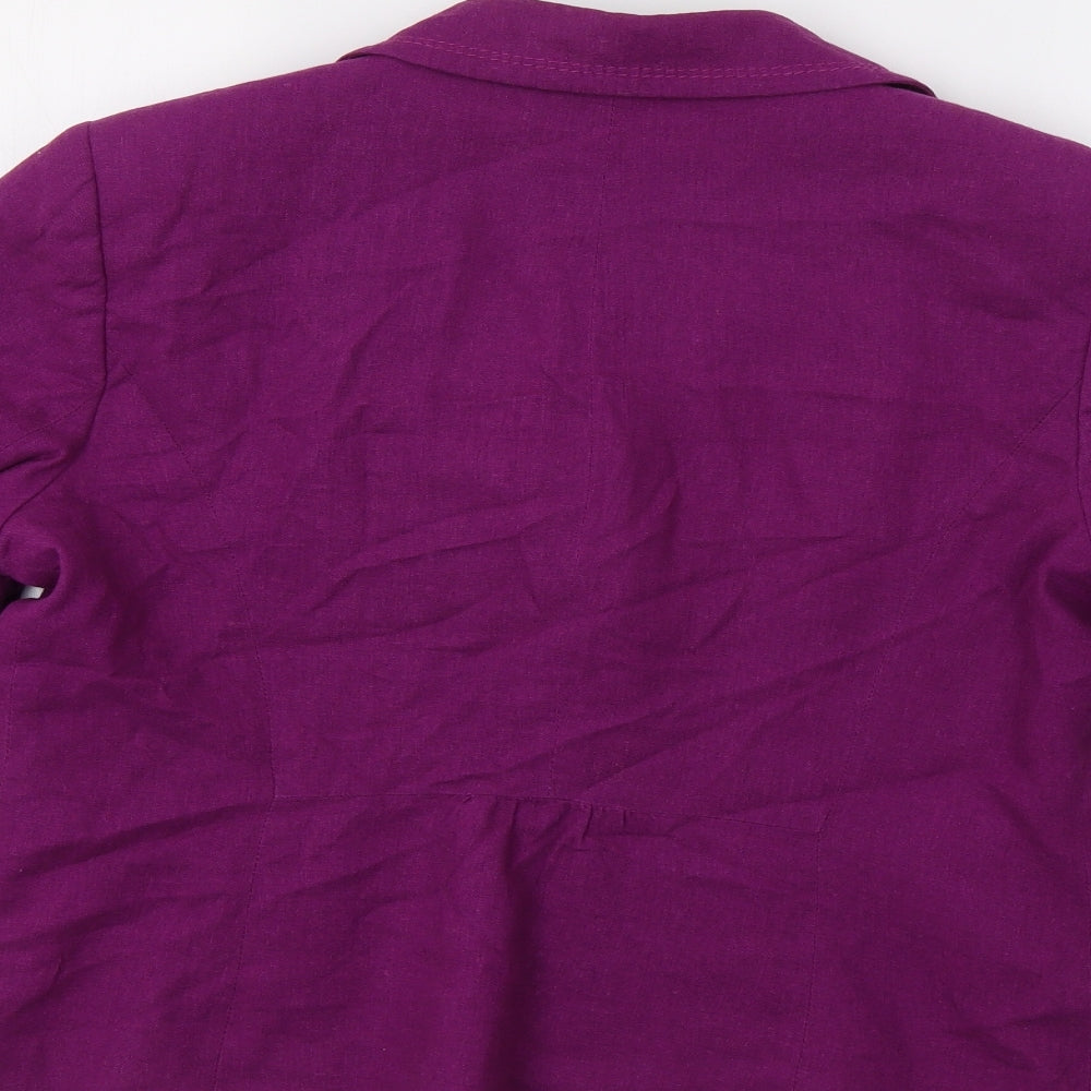BHS Womens Purple   Jacket Blazer Size 16