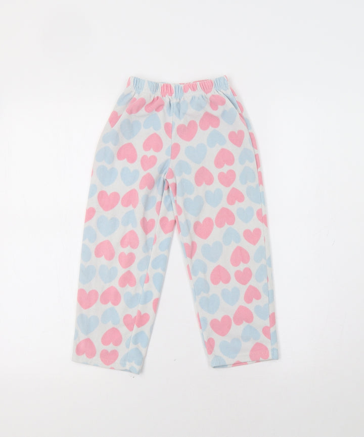 Carter's Girls White One Piece Size 5 Years - Heart Print