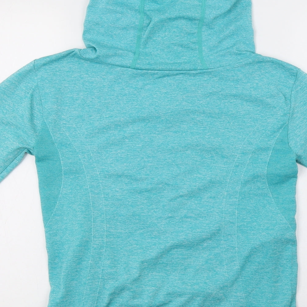 Preworn Womens Green   Full Zip Hoodie Size S