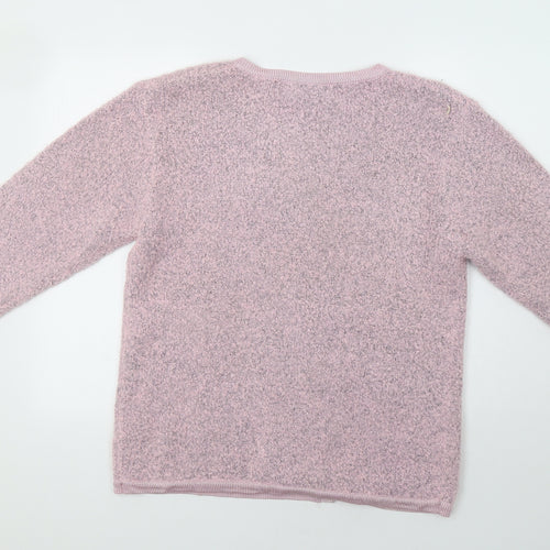 Amolretti Womens Pink   Cardigan Jumper Size XL