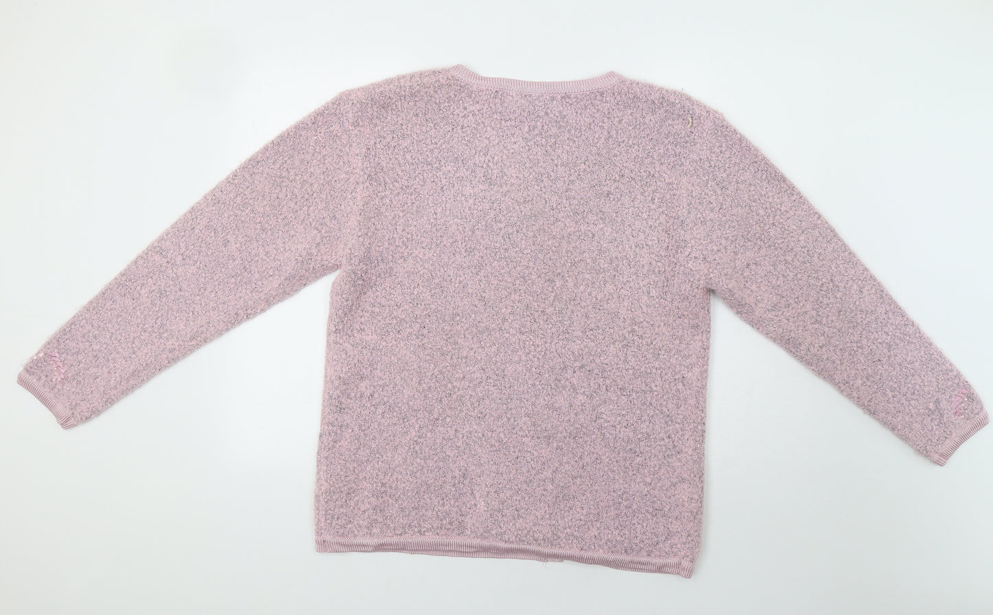 Amolretti Womens Pink   Cardigan Jumper Size XL
