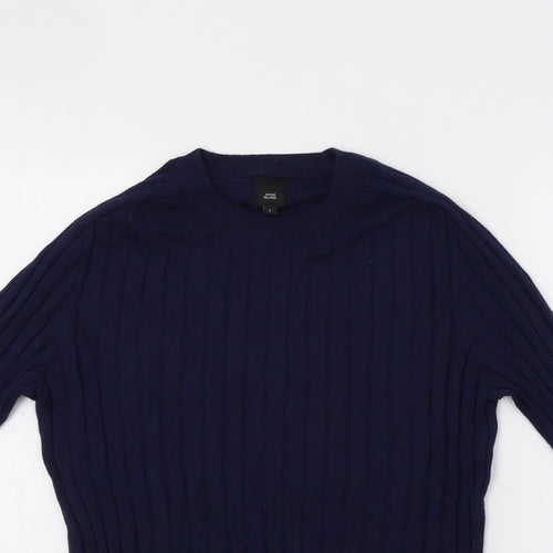 River Island Womens Blue   Pullover Jumper Size L