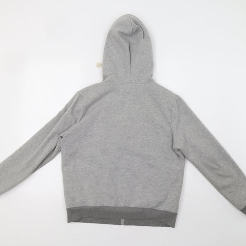 NMew Look Womens Grey   Full Zip Hoodie Size 14
