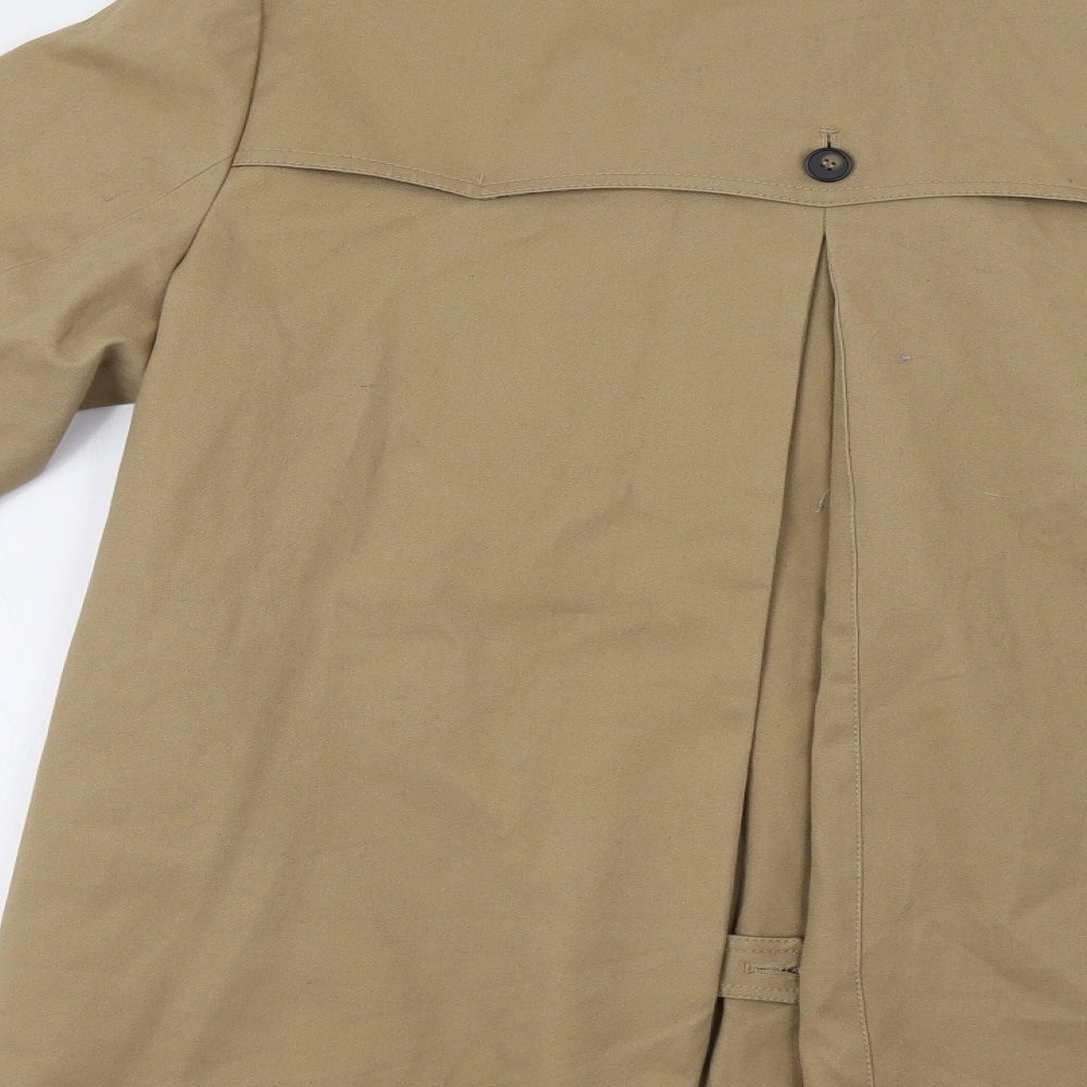 Hobbs Womens Beige   Trench Coat Coat Size 10
