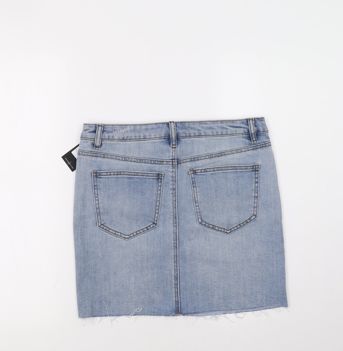 Brand Attic Womens Blue  Denim Mini Skirt Size 12