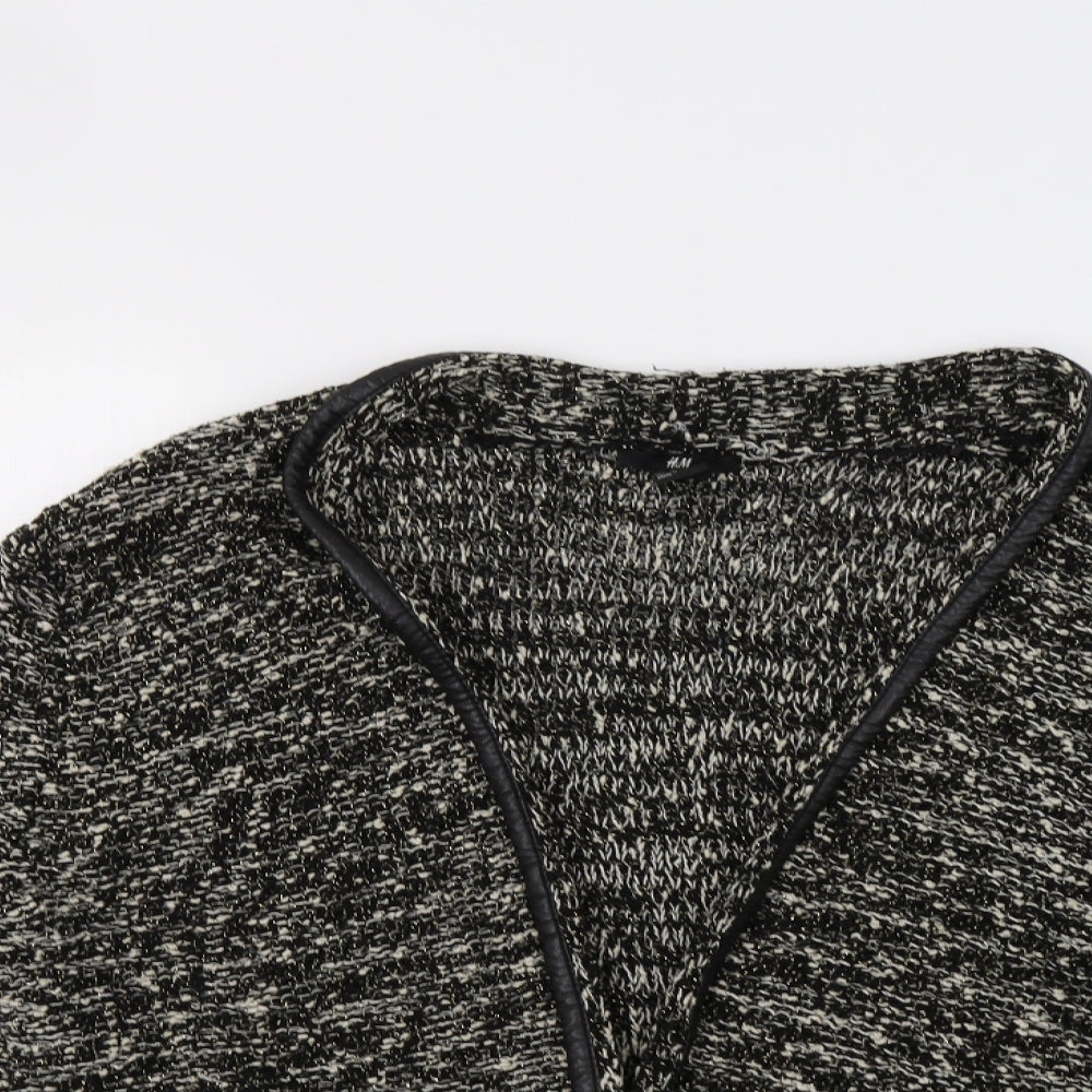 H&M Womens Black   Cardigan Jumper Size L