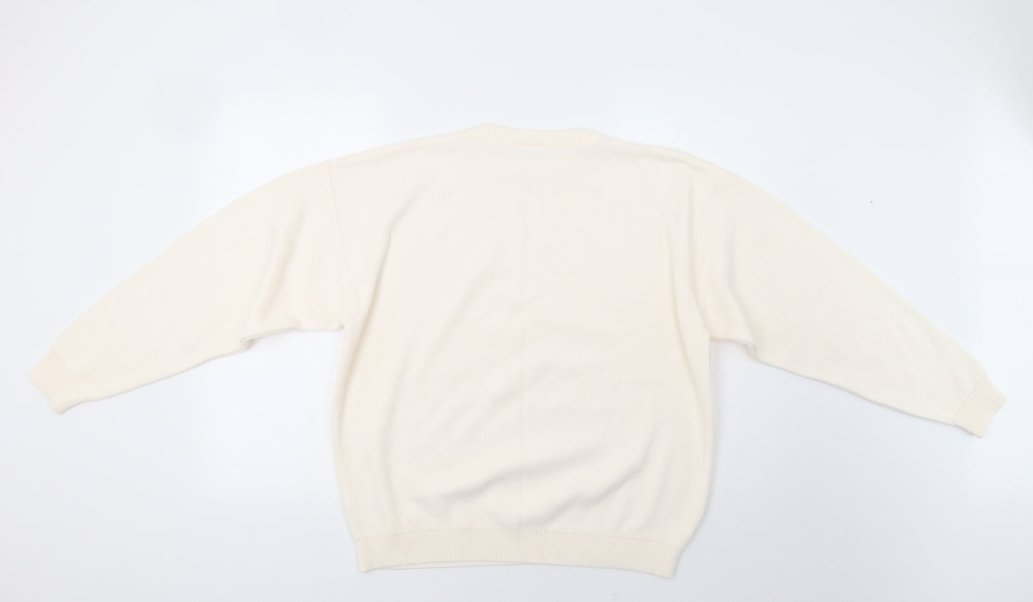 BHS Womens Ivory   Pullover Jumper Size L