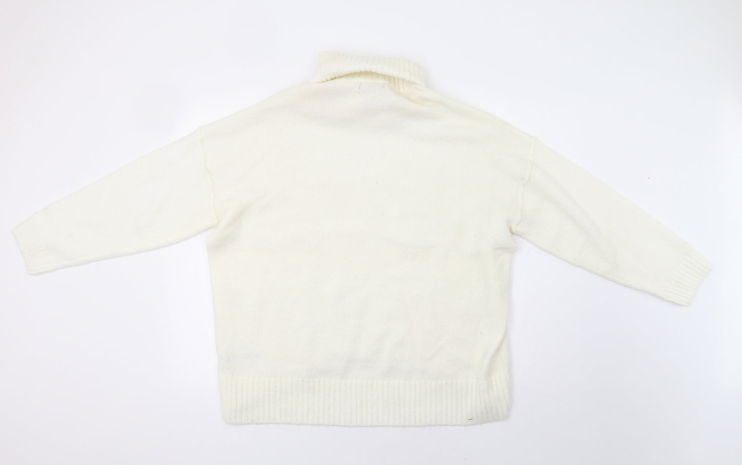 New Look Womens Ivory   Pullover Jumper Size M