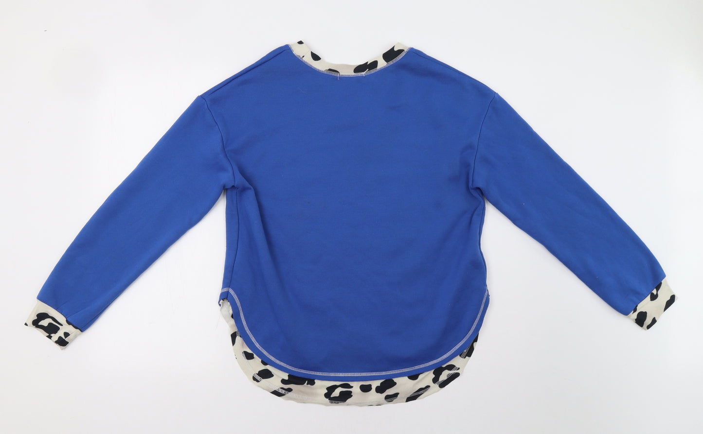 SheIn Womens Blue   Pullover Sweatshirt Size L