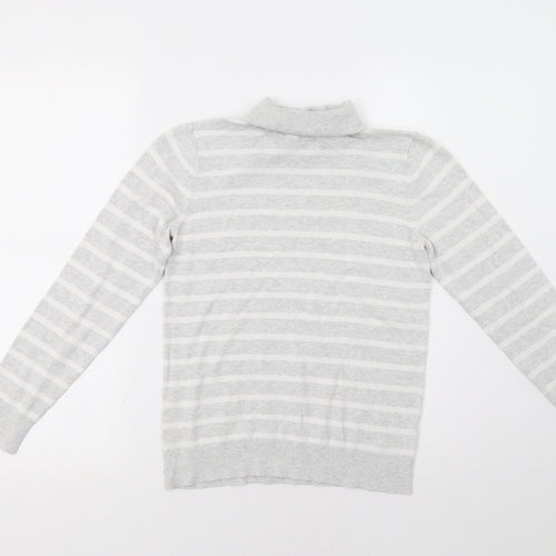 Gap Womens Grey Striped  Pullover Jumper Size XS