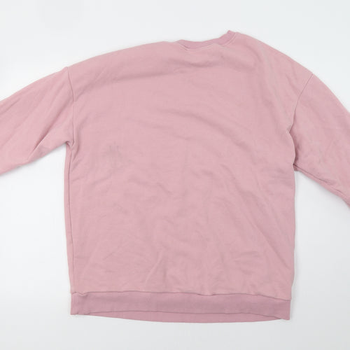 SheIn Womens Pink   Pullover Sweatshirt Size S