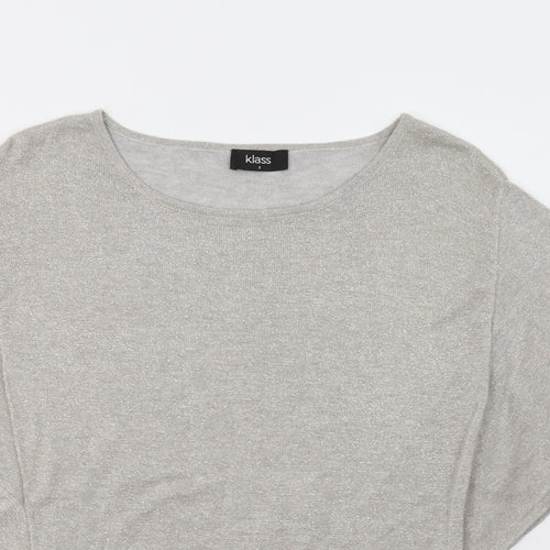 Kl;ass Womens Silver   Pullover Jumper Size S