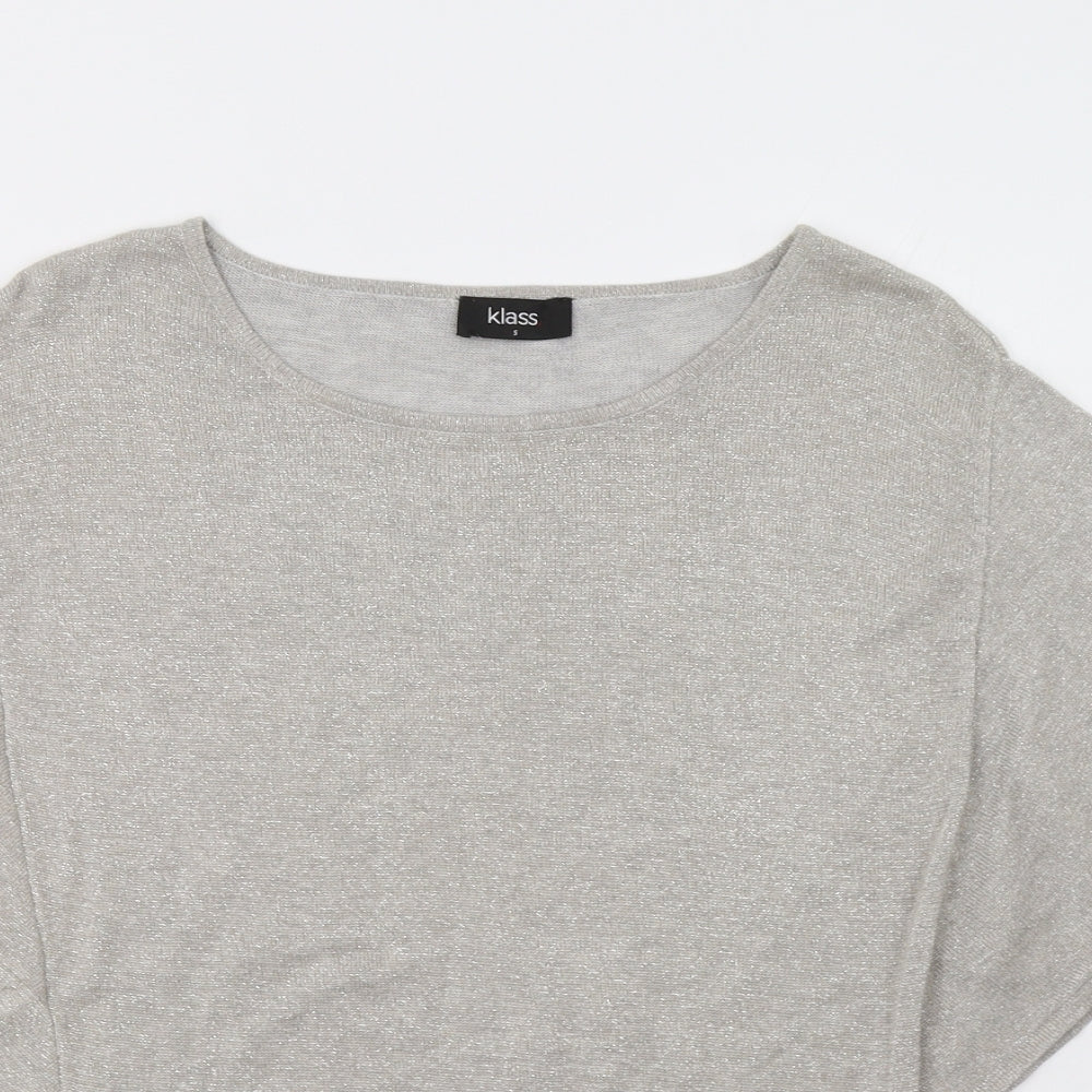Kl;ass Womens Silver   Pullover Jumper Size S