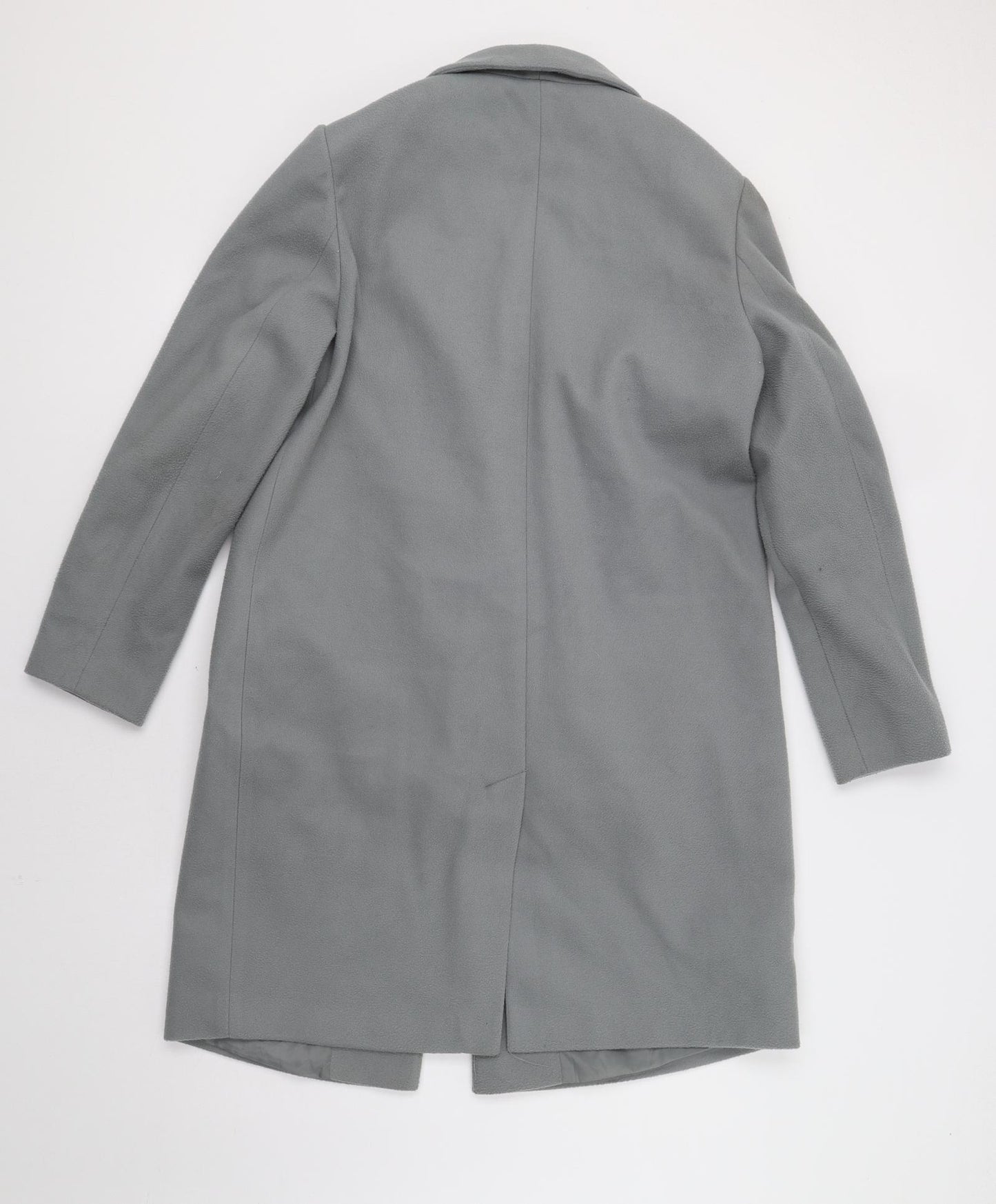 New Look Womens Grey   Motorcycle Jacket Coat Size 10