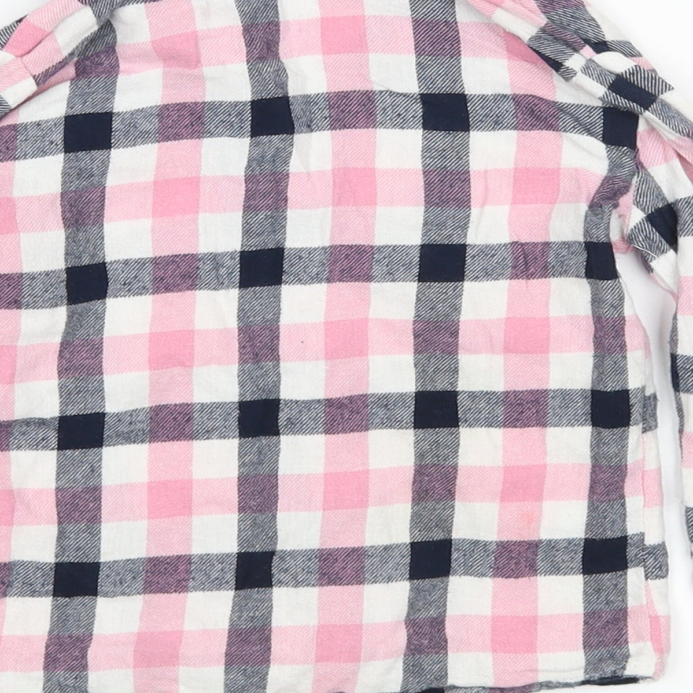 Primark Girls Multicoloured Check  Basic Button-Up Size 6-7 Years