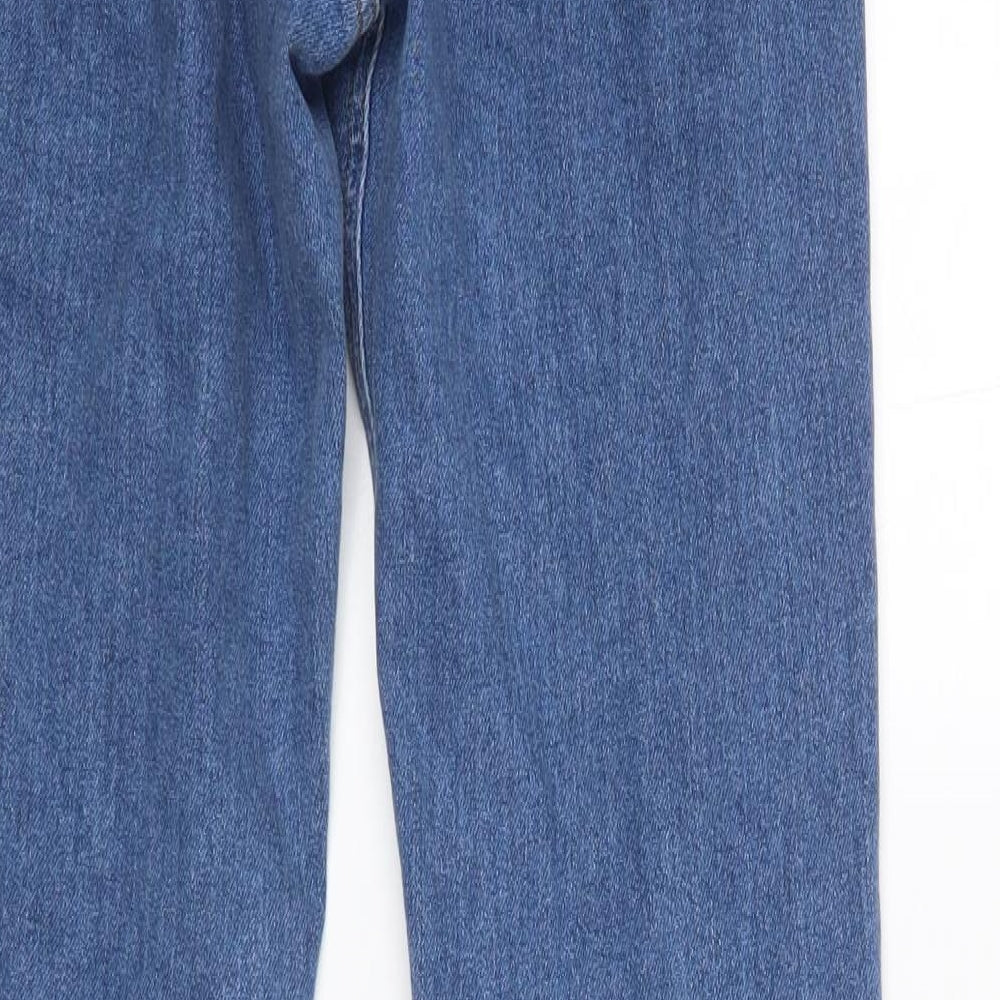 ASOS Womens Blue   Straight Jeans Size 28 in L36 in