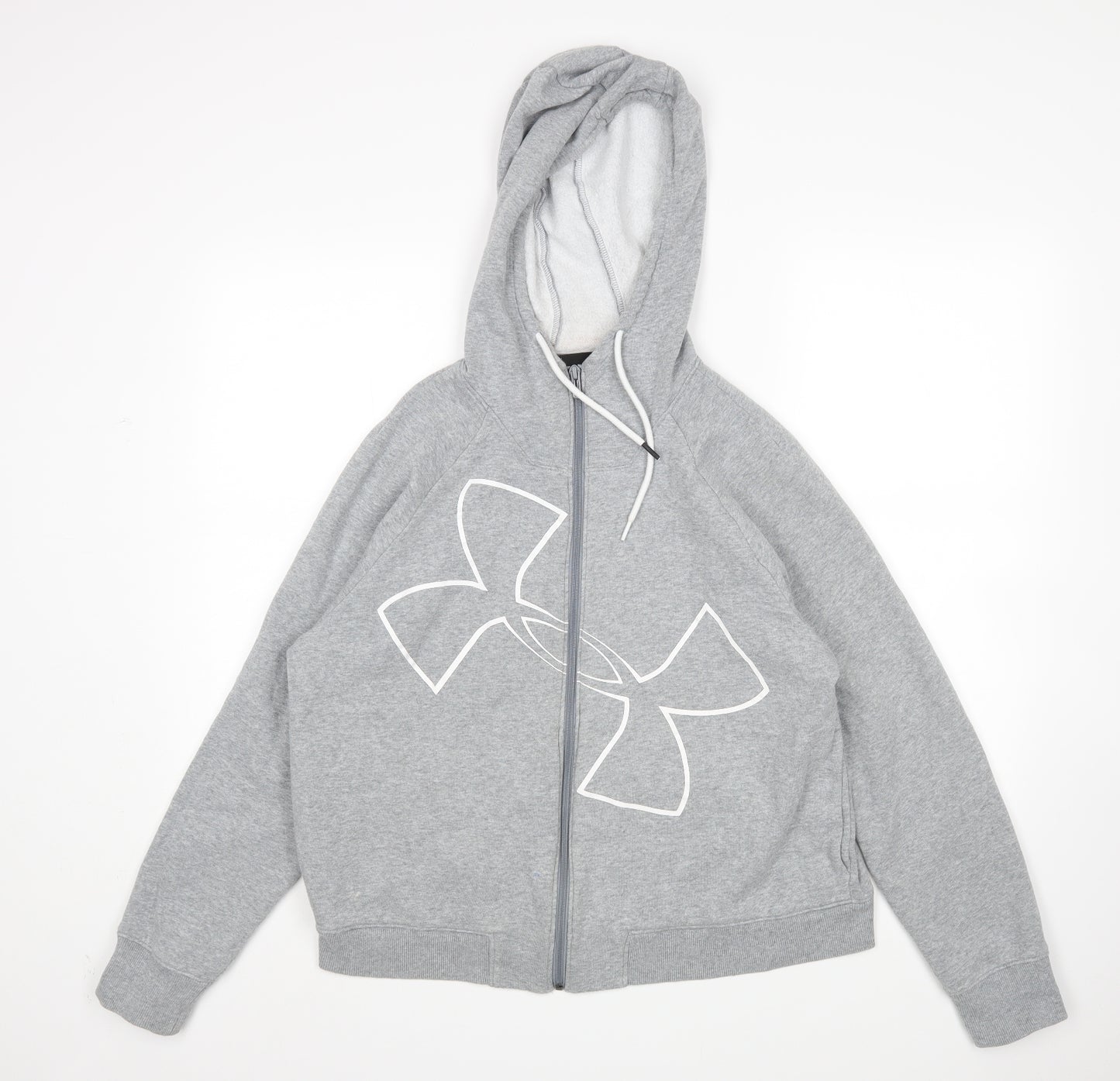 Under armour Womens Grey   Full Zip Hoodie Size XL
