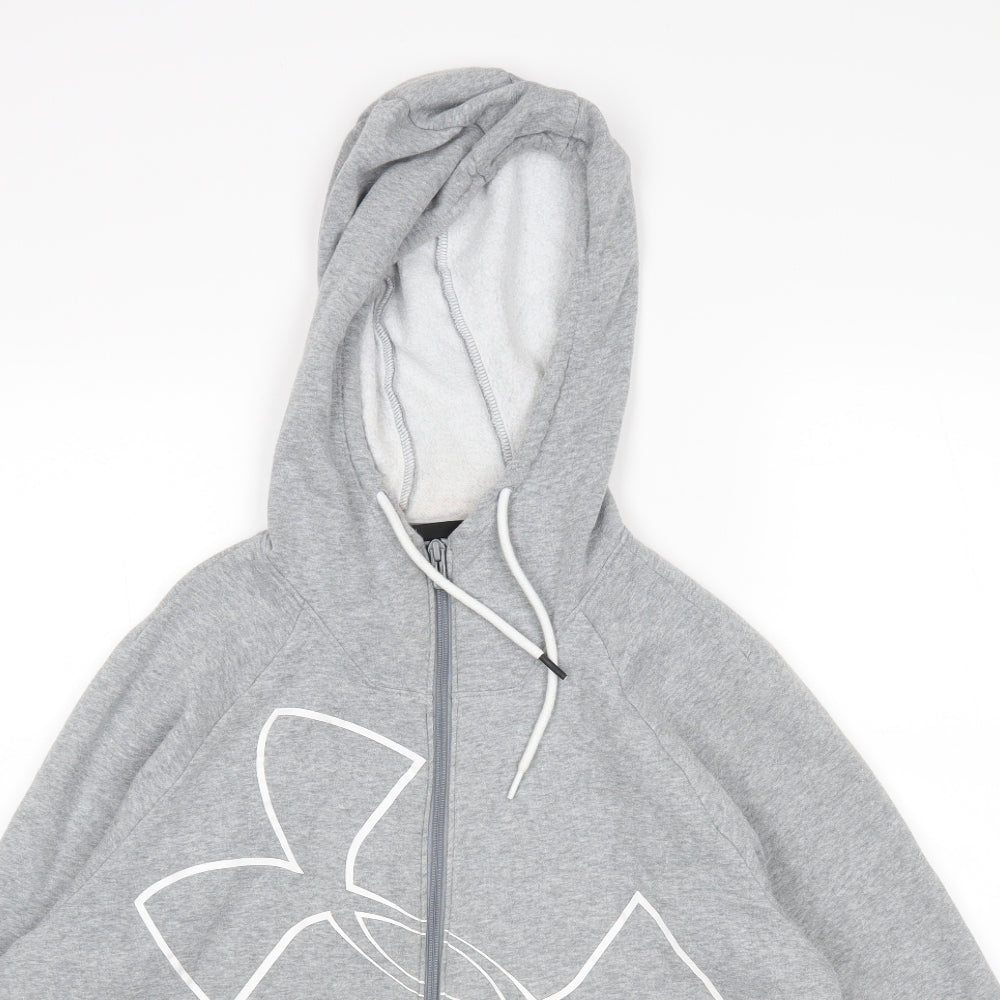 Under armour Womens Grey   Full Zip Hoodie Size XL