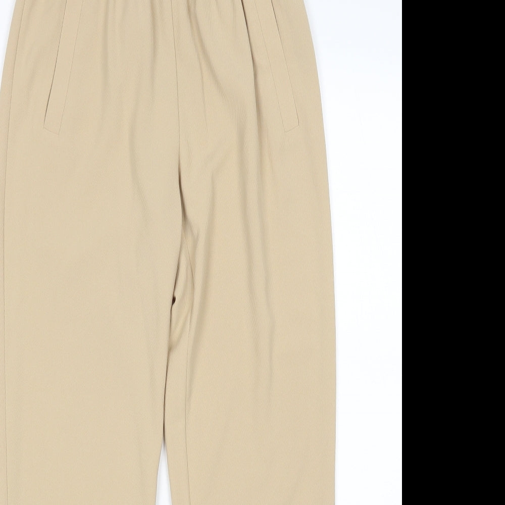 Primark Womens Beige   Trousers  Size 4 L27 in
