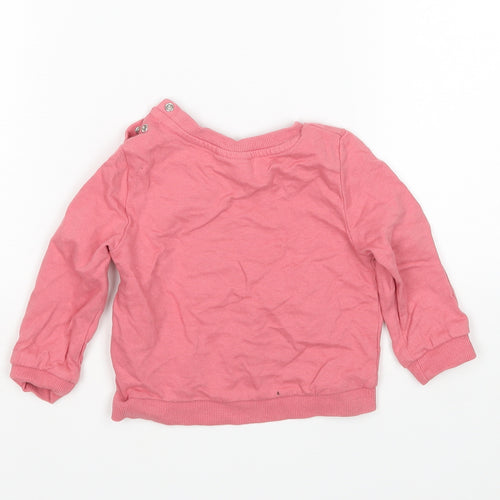 So Cute Girls Pink   Pullover Jumper Size 6-9 Months