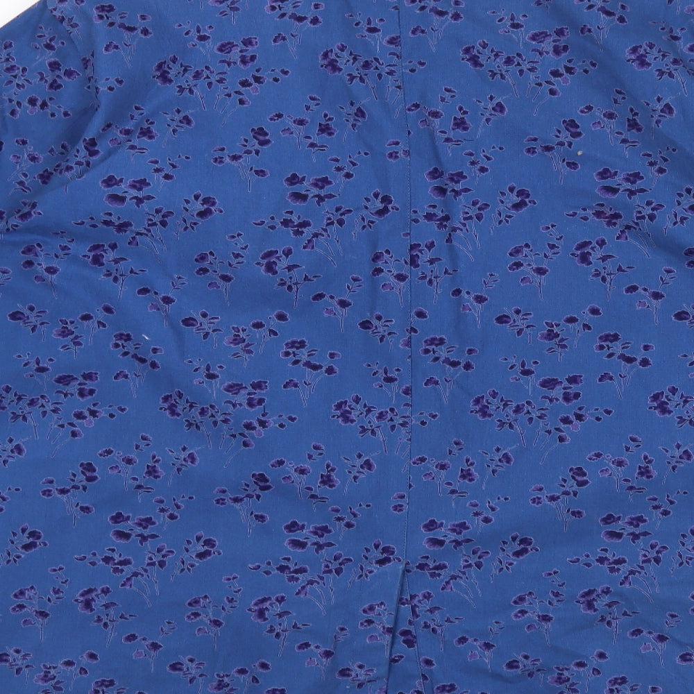 Past times Womens Blue Floral  Jacket  Size XL  - Shirt Jacket
