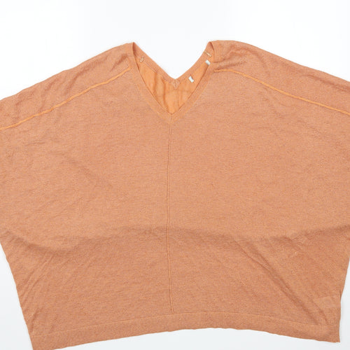 NEXT Womens Orange   Pullover Jumper Size XL