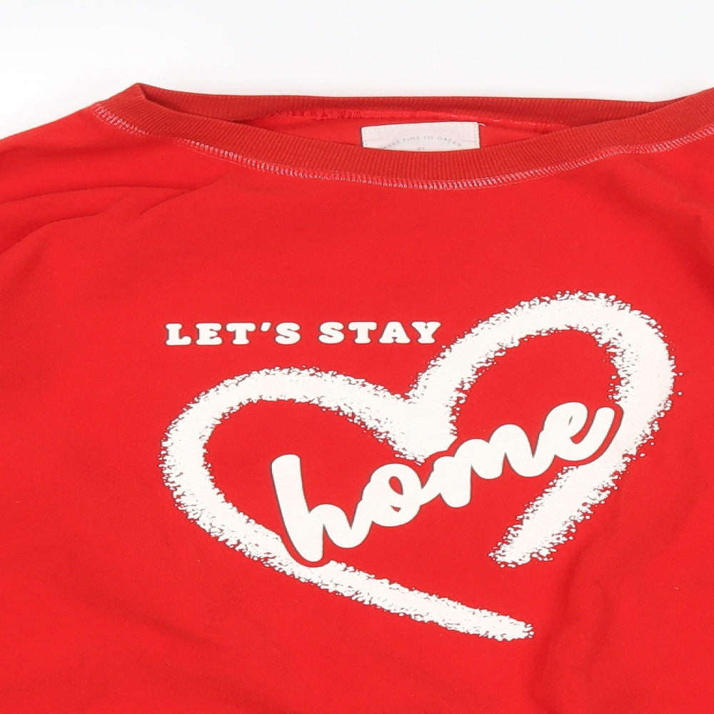NEXT Womens Red   Top Pyjama Top Size S
