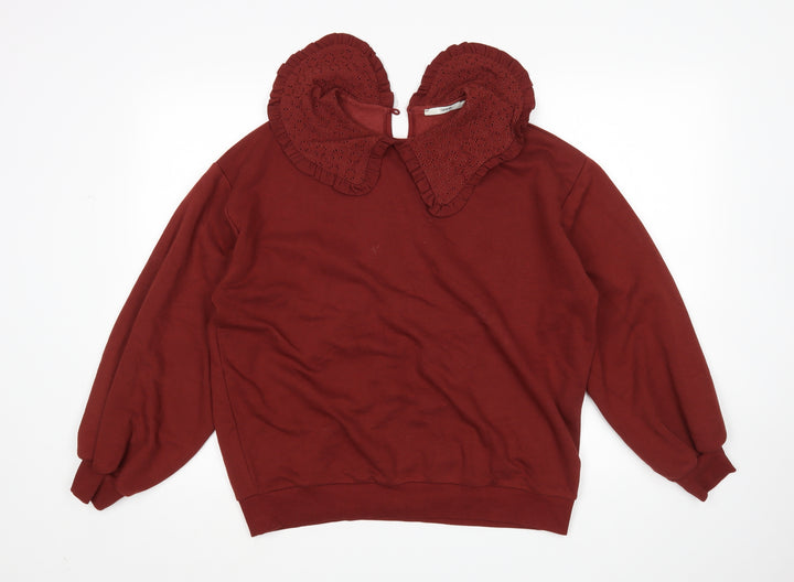 George Womens Brown   Pullover Sweatshirt Size M