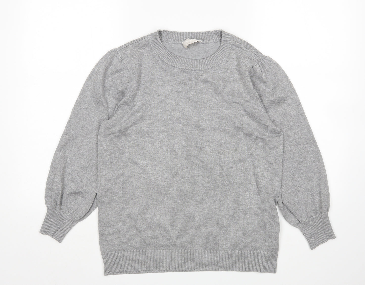 Minus Womens Grey   Pullover Sweatshirt Size M