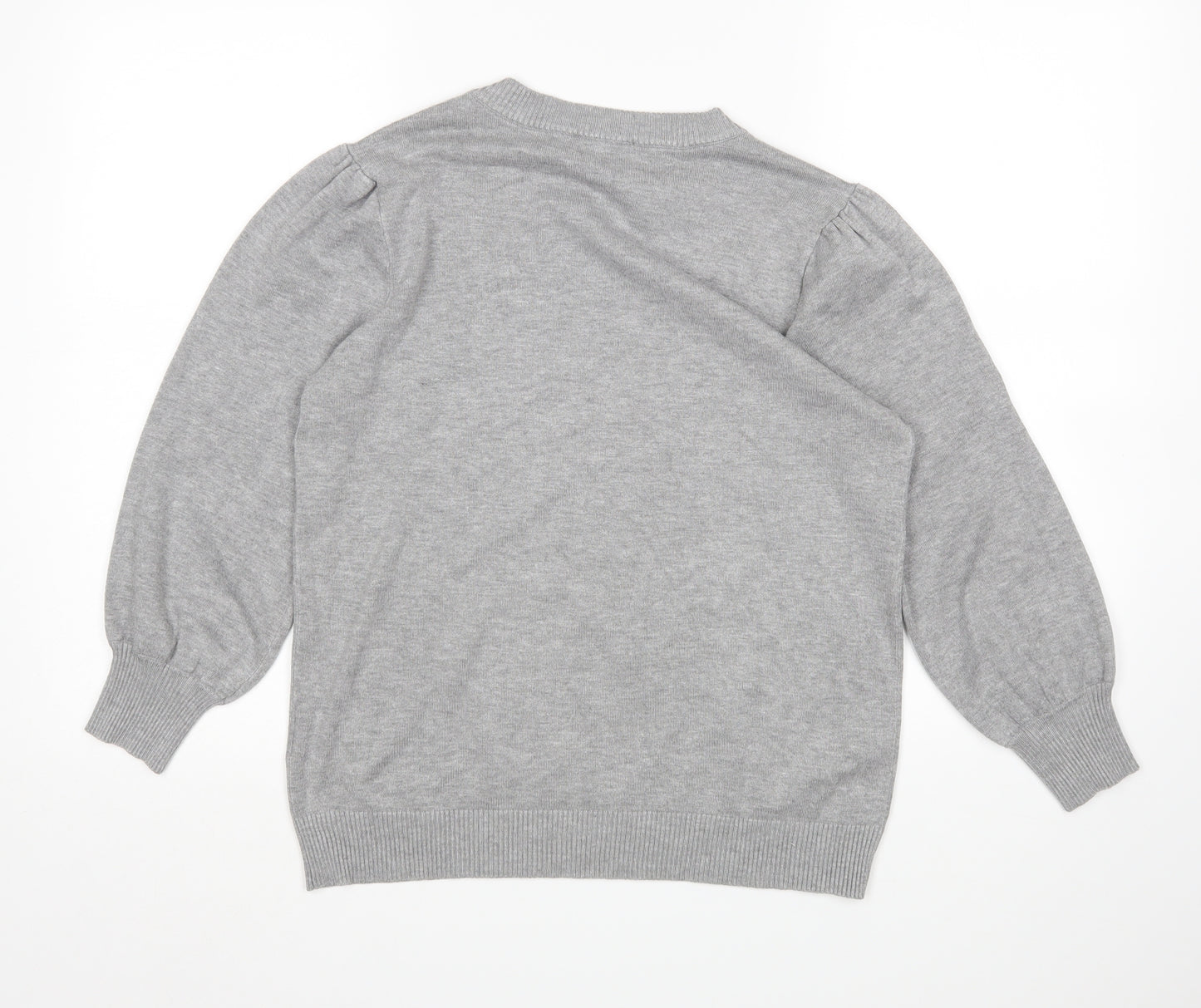 Minus Womens Grey   Pullover Sweatshirt Size M