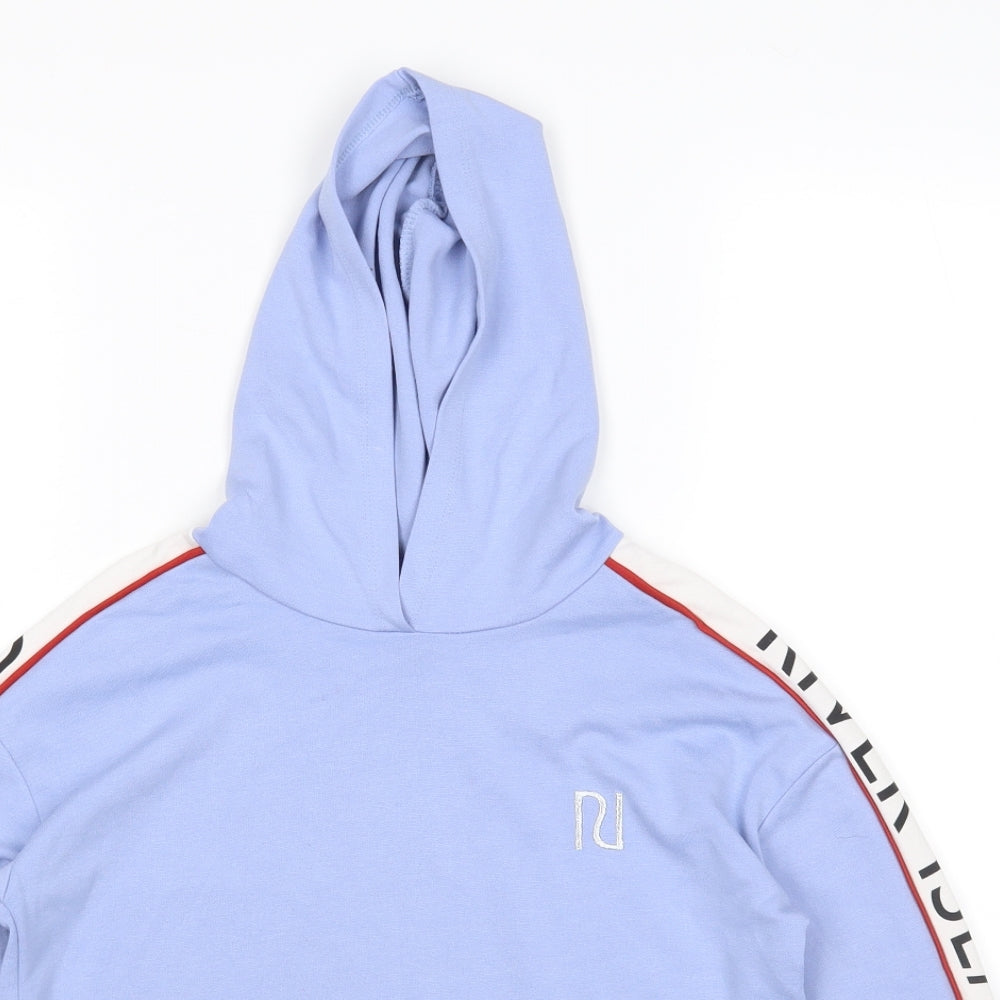River Island Girls Blue   Pullover Hoodie Size 7-8 Years