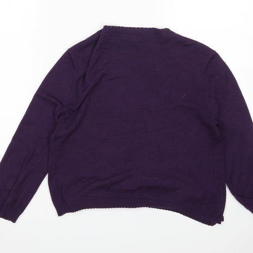 Wallis Womens Purple   Cardigan Jumper Size M