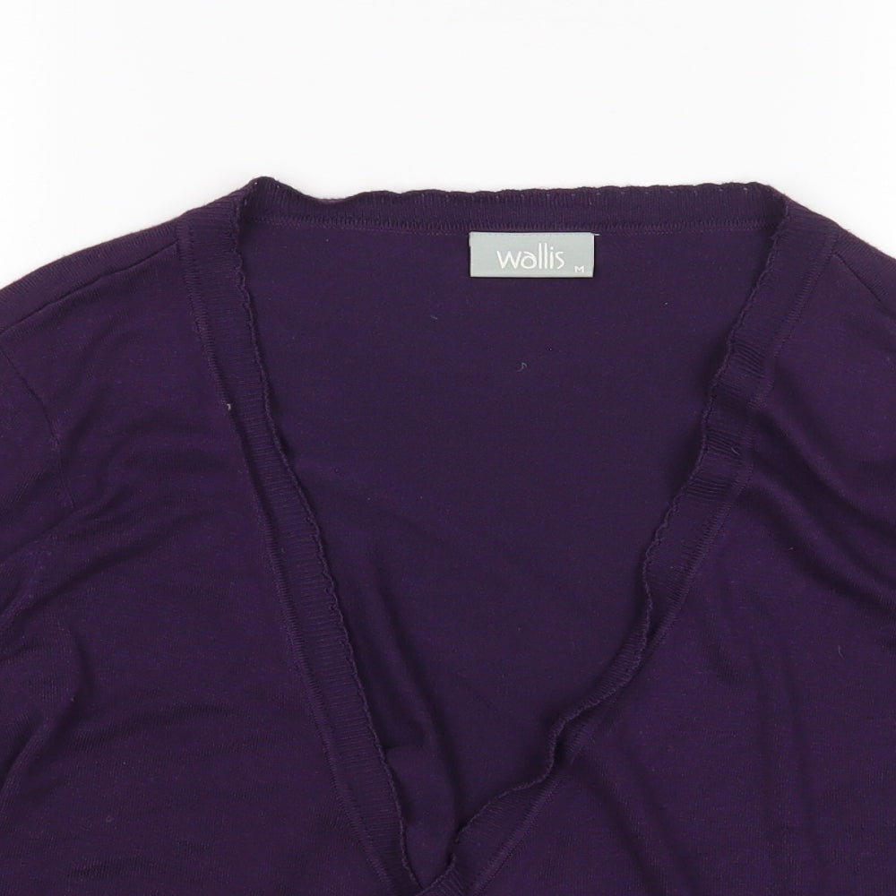 Wallis Womens Purple   Cardigan Jumper Size M