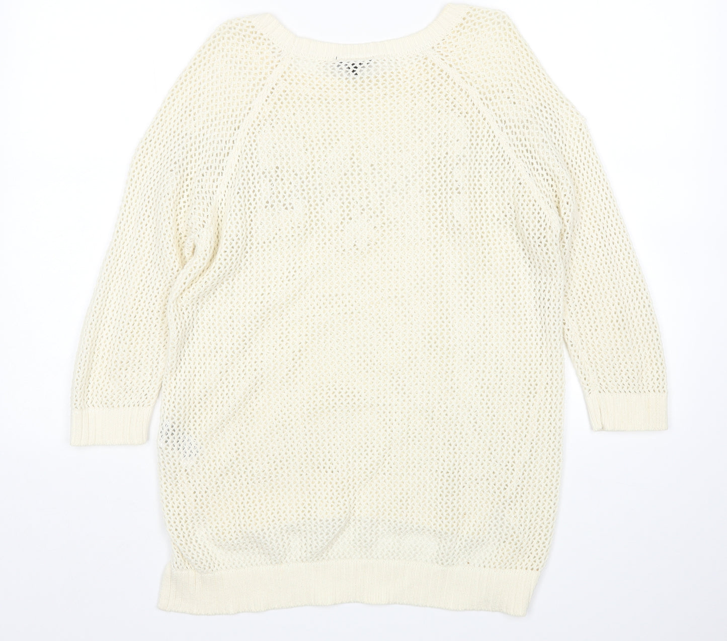 Warehouse Womens Beige   Pullover Jumper Size 10