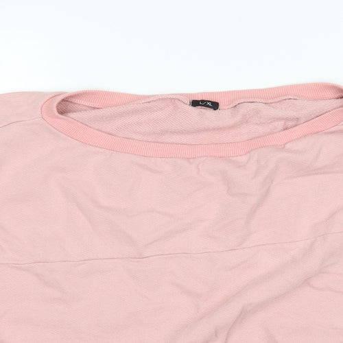 BE Wear Womens Pink   Pullover Jumper Size L