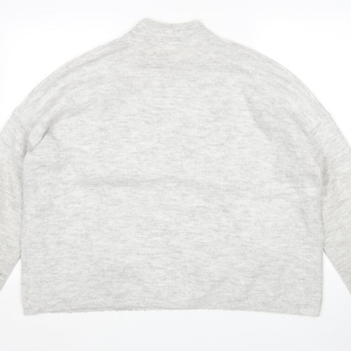 Peacocks Womens Grey   Pullover Jumper Size L
