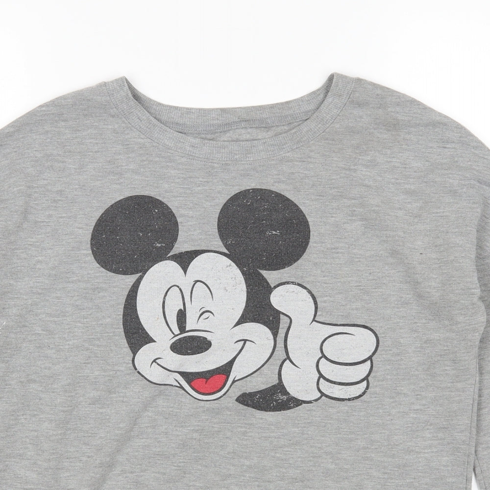 Disney Mens Grey   Pullover Sweatshirt Size XS