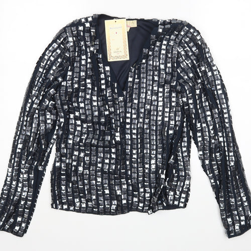 Maya Womens Blue   Cardigan Jumper Size 8