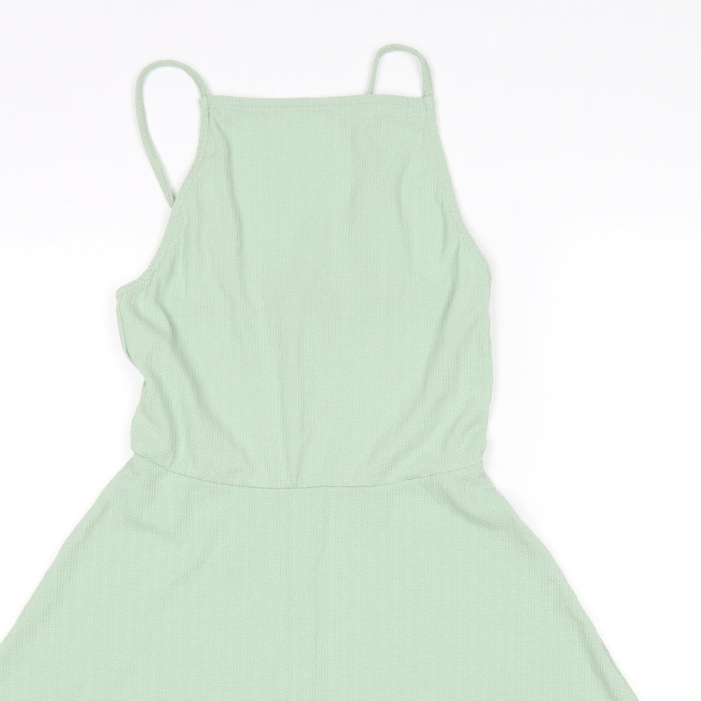 New Look Womens Green   Tank Dress  Size 8