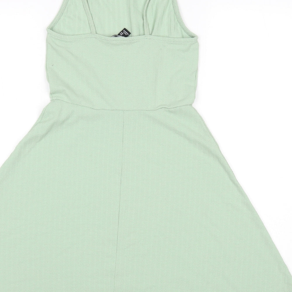 New Look Womens Green   Tank Dress  Size 8