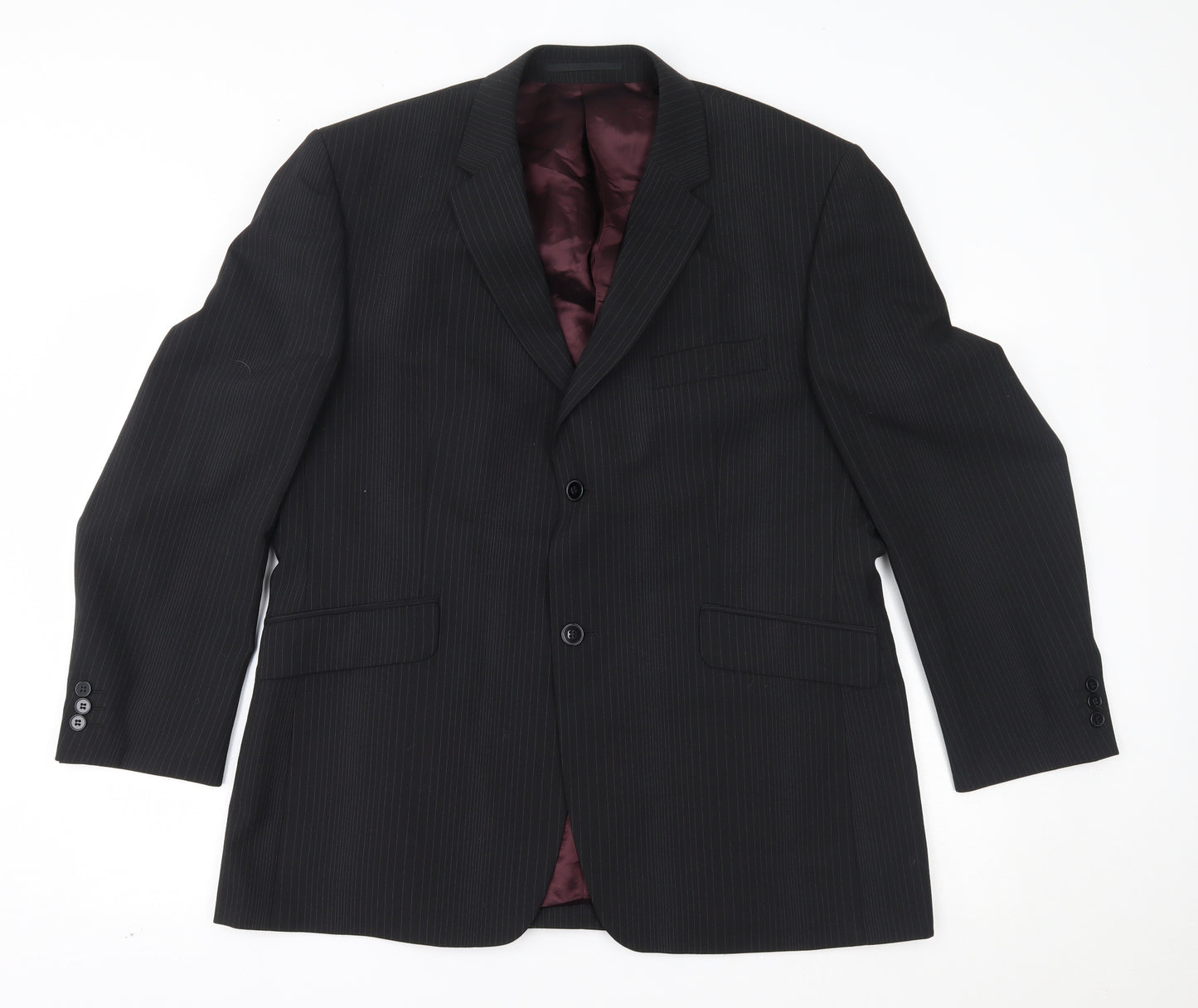 Burton Mens Black Striped  Jacket Blazer