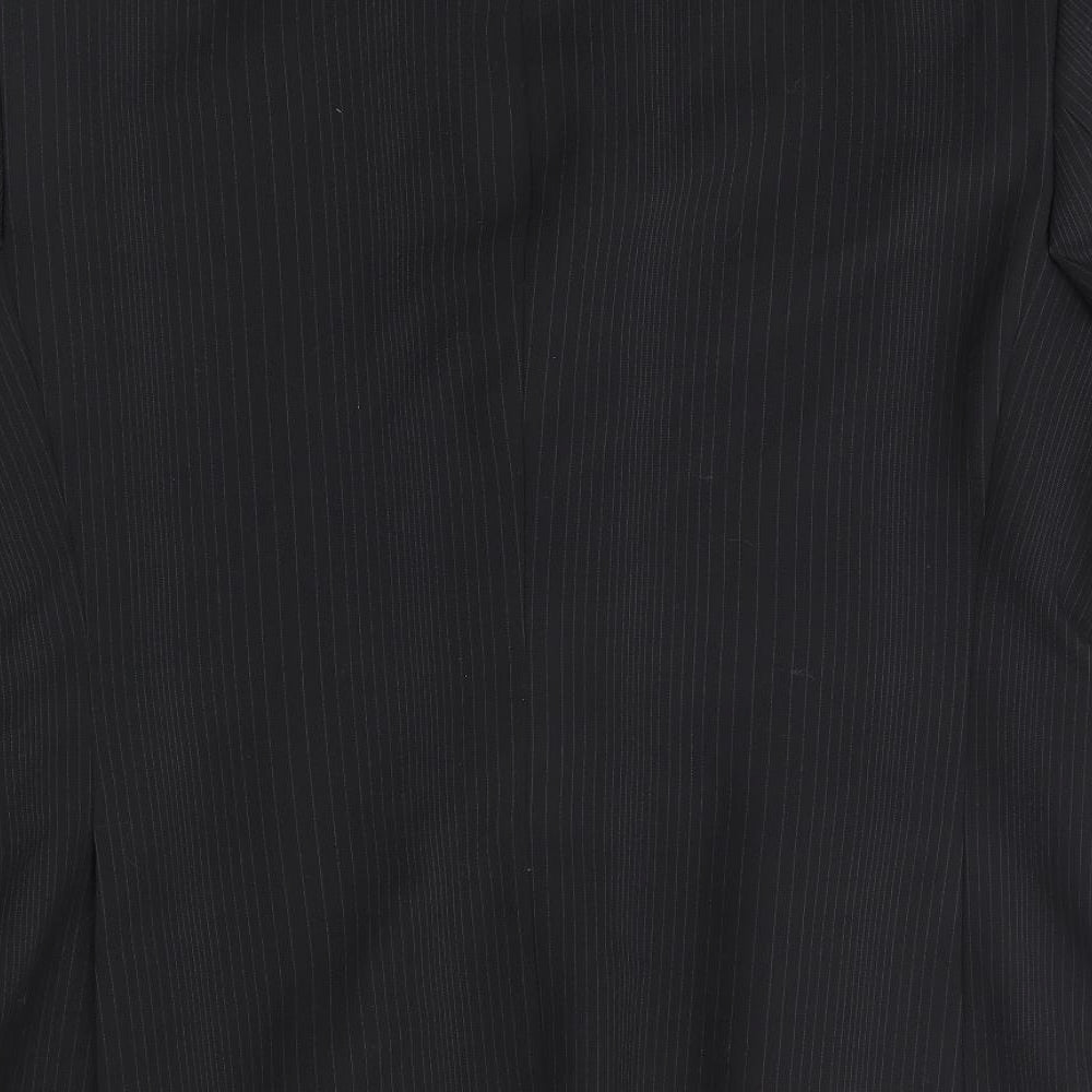 Burton Mens Black Striped  Jacket Blazer