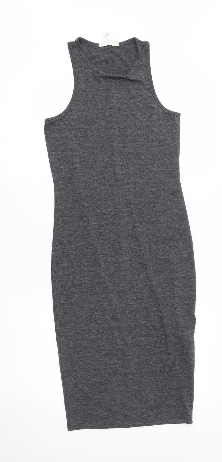 FOREVER 21 Womens Grey Sheath Size S