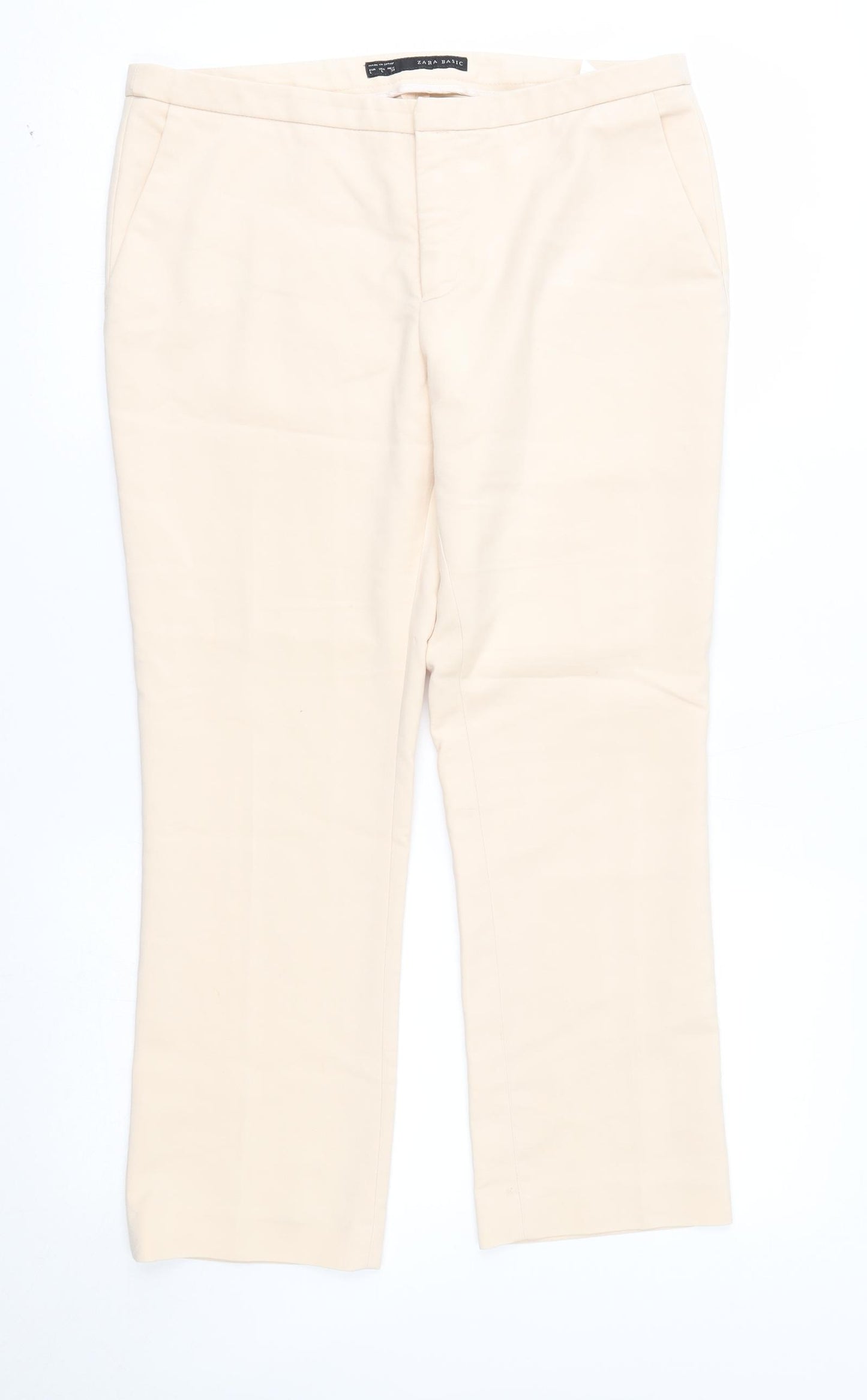 Zara Womens Beige   Trousers  Size L L25 in -