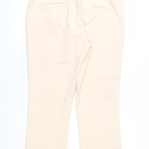 Zara Womens Beige   Trousers  Size L L25 in -
