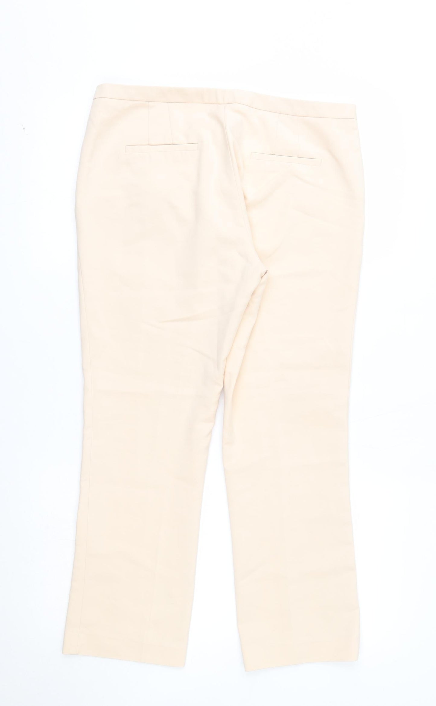 Zara Womens Beige   Trousers  Size L L25 in -