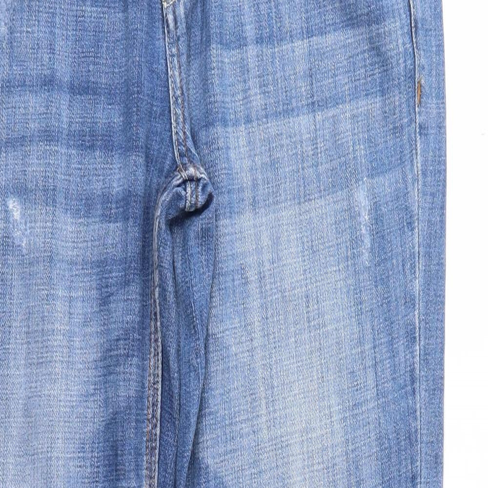 NEXT Womens Blue   Tapered Jeans Size 14 L30 in